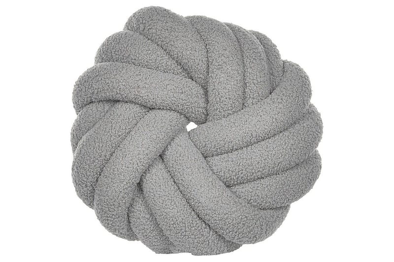 Prydnadskuddar Akola Grå, Bouclé, Grå, Bouclé