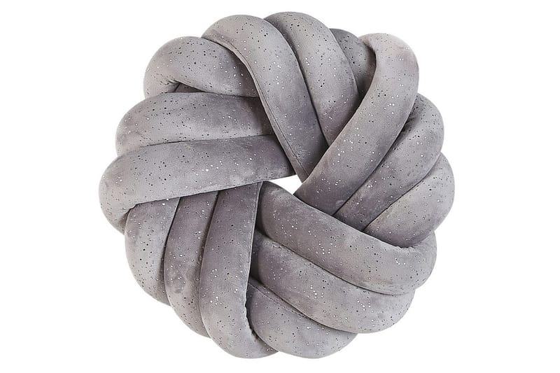 Prydnadskuddar Akola Grå, Sammet, Grå, Sammet