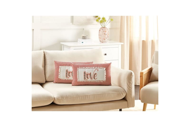 Prydnadskuddar Alsine set om 2 - Textilier & mattor - Kuddar & plädar - Utomhuskudde