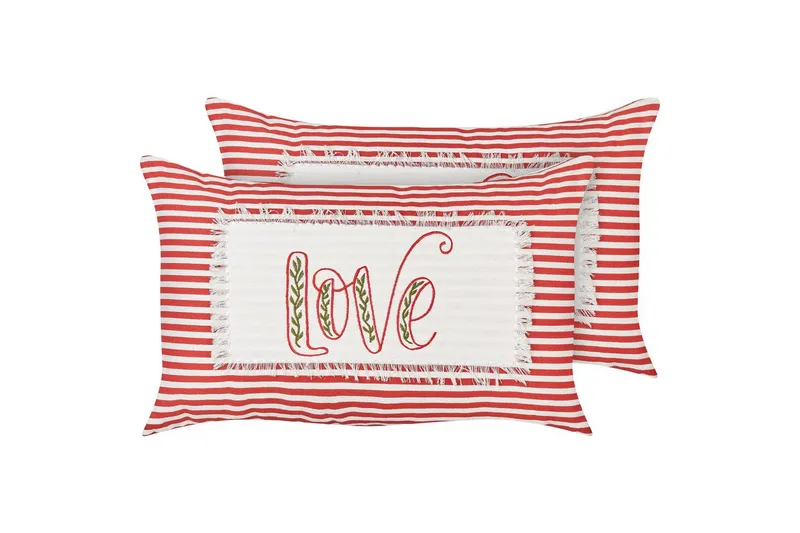 Prydnadskuddar Alsine set om 2