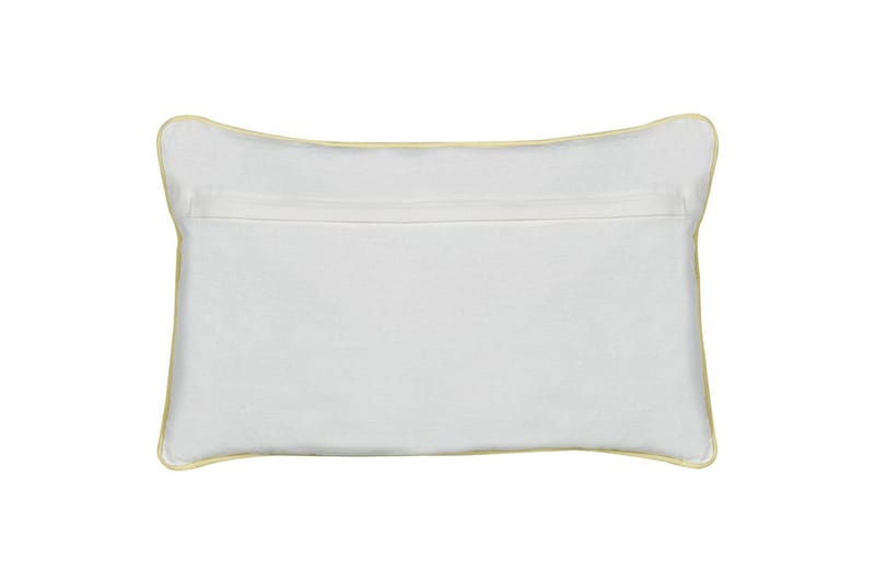 Prydnadskuddar Arales set om 2 Grå/vit/svart/gul, Rektangulär - Grå/vit/svart/gul, Rektangulär - Textilier & mattor - Kuddar & plädar - Utomhuskudde