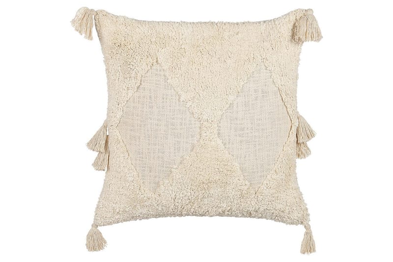 Prydnadskuddar Avium set om 2 Beige - Beige - Utemöbler - Dynor - Soffdynor & bänkdynor utemöbler
