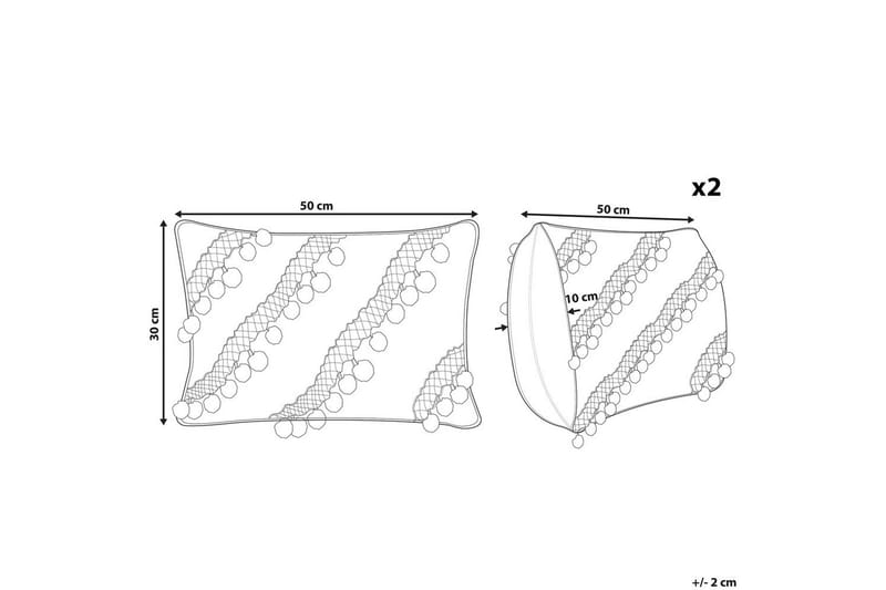 Prydnadskuddar Ayroor set om 2 - Textilier & mattor - Kuddar & plädar - Prydnadskuddar & kuddfodral