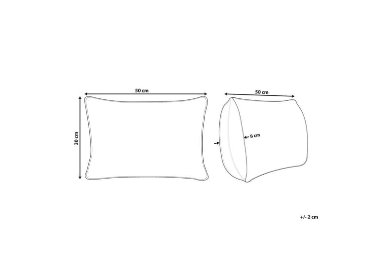 Prydnadskuddar Banori set om 2 Beige - Beige - Textilier & mattor - Kuddar & plädar - Utomhuskudde