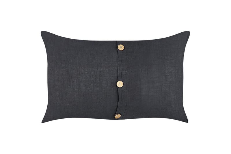 Prydnadskuddar Banori set om 2 Svart, Svart