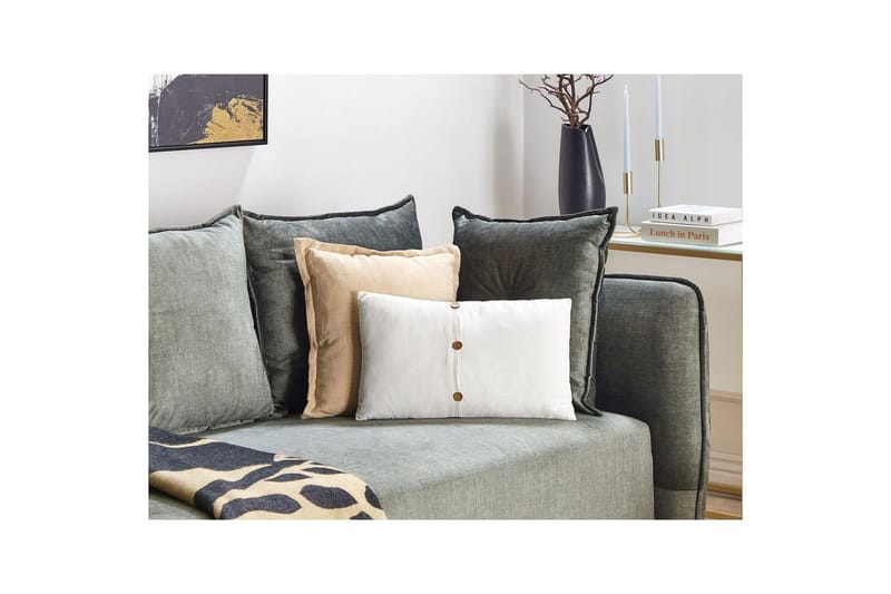 Prydnadskuddar Banori set om 2 Vit - Vit - Textilier & mattor - Kuddar & plädar - Utomhuskudde