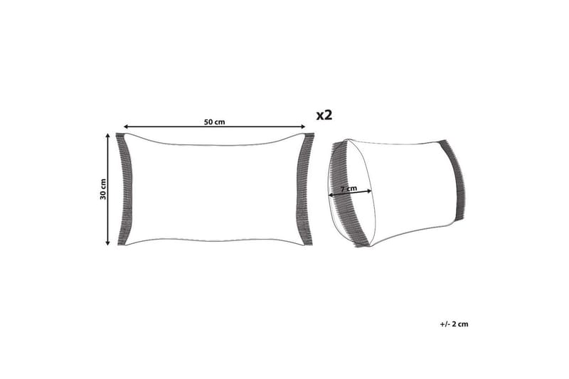 Prydnadskuddar Boath set om 2 - Utemöbler - Dynor - Ryggdynor & sittdynor utemöbler