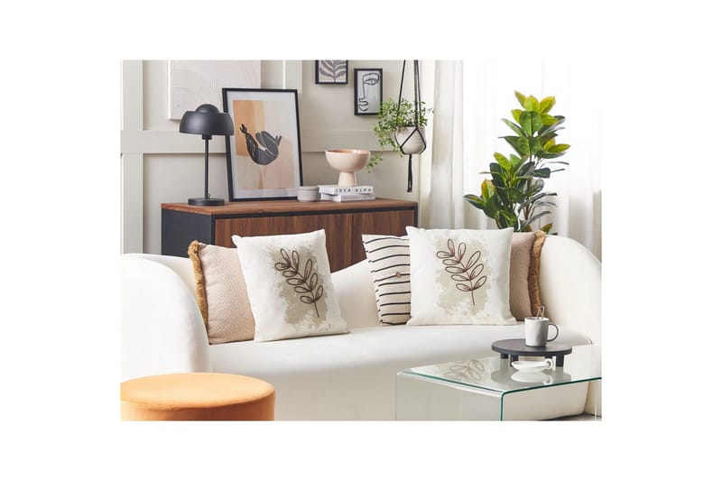 Prydnadskuddar Calendula set om 2 - Textilier & mattor - Kuddar & plädar - Utomhuskudde