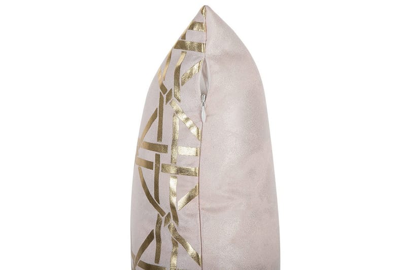 Prydnadskuddar Cassia set om 2 Rosa/guld - Rosa/guld - Textilier & mattor - Kuddar & plädar - Prydnadskuddar & kuddfodral