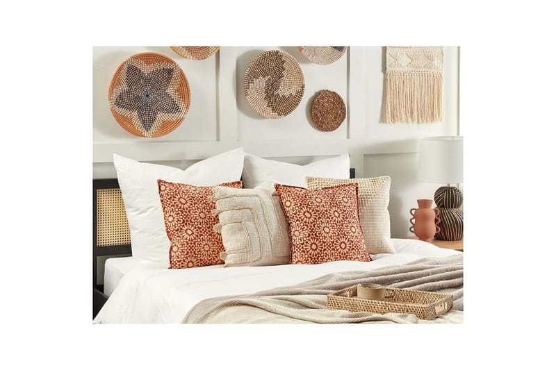 Prydnadskuddar Ceiba Röd/beige - Röd/beige - Textilier & mattor - Kuddar & plädar - Utomhuskudde