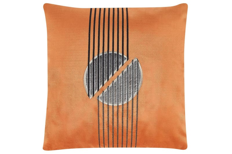 Prydnadskuddar Ceropegia set om 2 Orange - Orange - Utemöbler - Dynor - Soffdynor & bänkdynor utemöbler