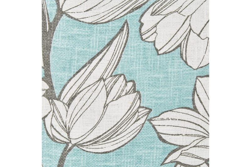 Prydnadskuddar Cyanotis set om 2 Vit/Blå - Vit/Blå - Textilier & mattor - Kuddar & plädar - Utomhuskudde