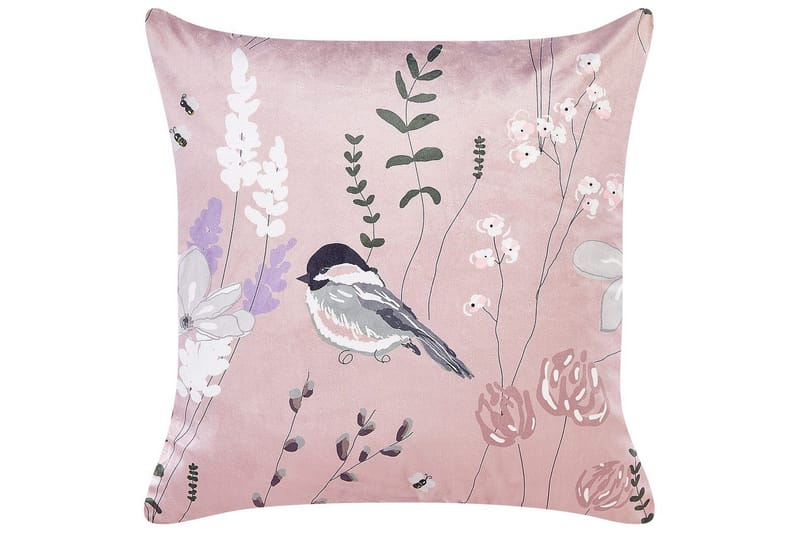 Prydnadskuddar Cyclamen set om 2 - Textilier & mattor - Kuddar & plädar - Utomhuskudde