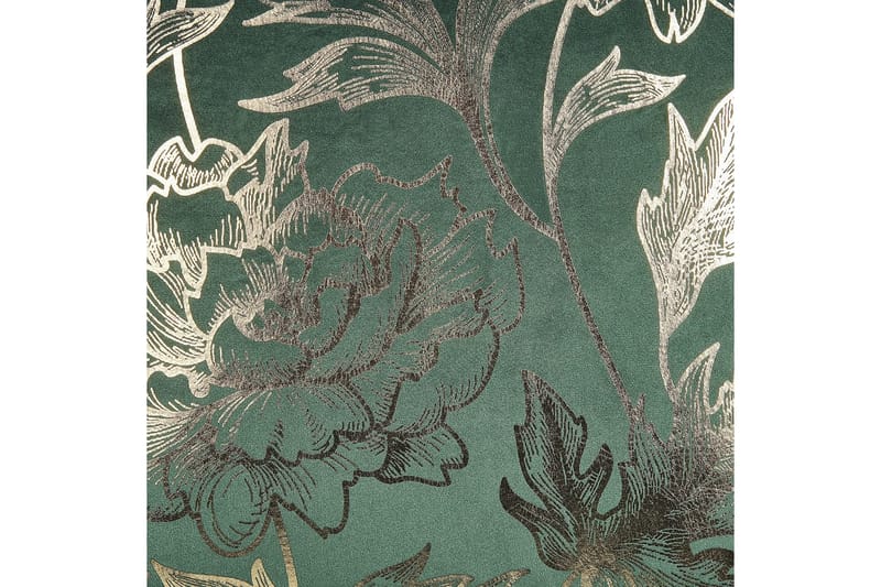 Prydnadskuddar Daffodil set om 2 Grön/guld - Grön/guld - Utemöbler - Dynor - Övriga dynor