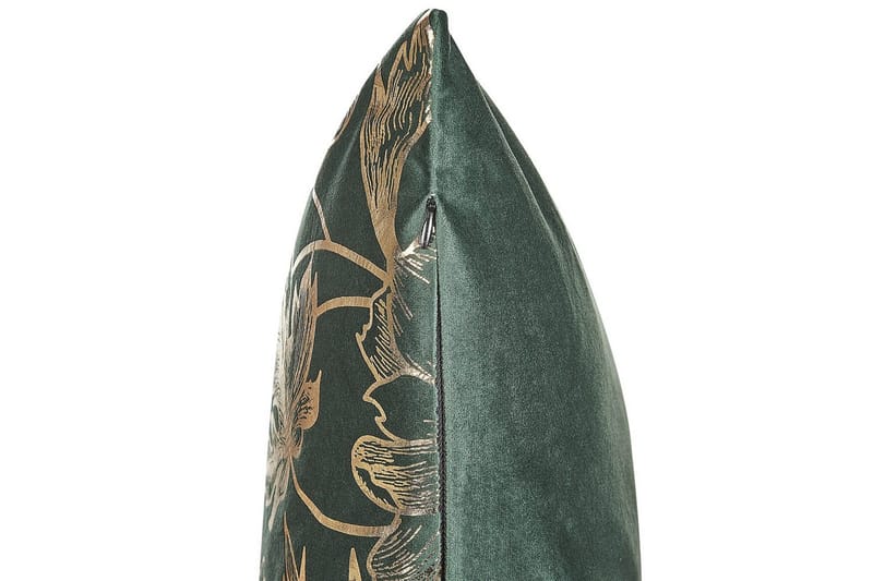 Prydnadskuddar Daffodil set om 2 Grön/guld - Grön/guld - Textilier & mattor - Kuddar & plädar - Utomhuskudde