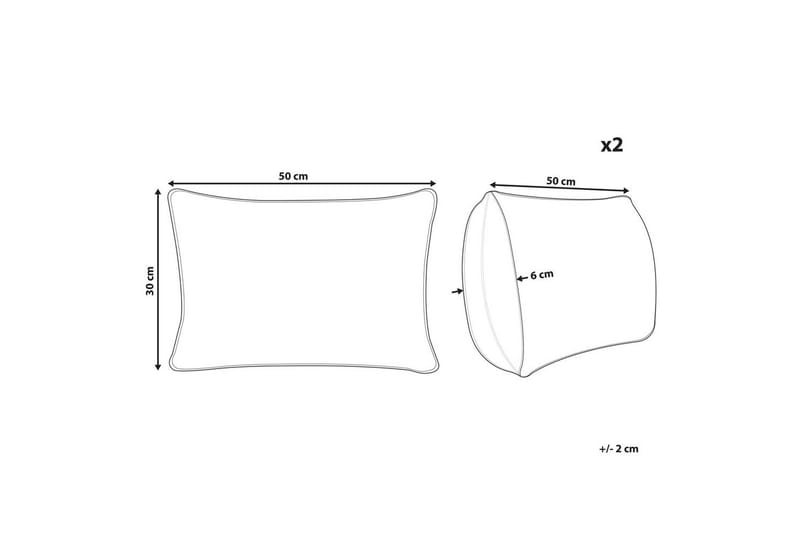 Prydnadskuddar Eelgrass set om 2 - Textilier & mattor - Kuddar & plädar - Utomhuskudde
