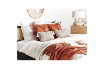 Prydnadskuddar Hakone set om 2 Taupe, Rektangulär - Taupe, Rektangulär - Textilier & mattor - Kuddar & plädar - Utomhuskudde