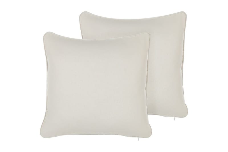 Prydnadskuddar Heliotrope set om 2 Fyrkantig, Fyrkantig