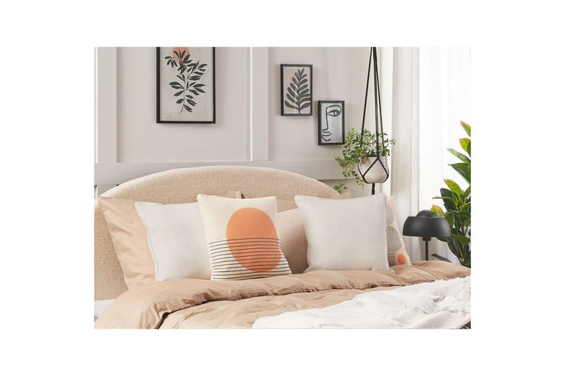 Prydnadskuddar Heliotrope set om 2 Fyrkantig - Fyrkantig - Textilier & mattor - Kuddar & plädar - Utomhuskudde