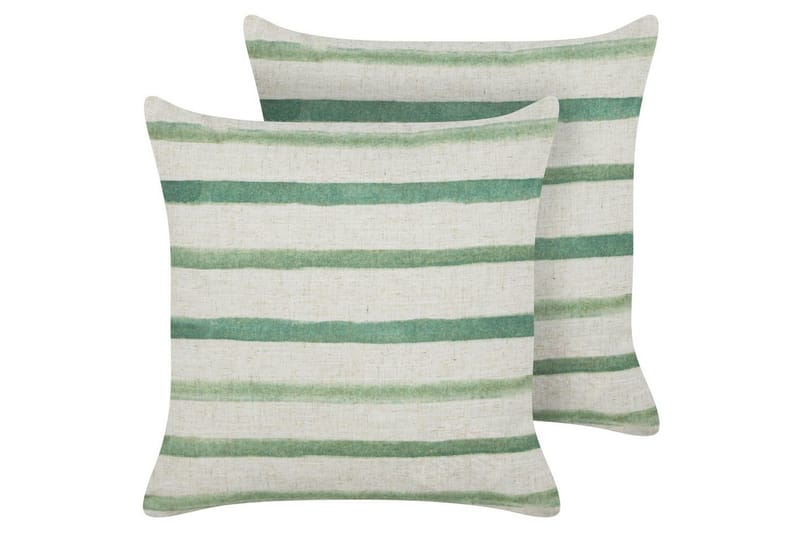 Prydnadskuddar Kafra set om 2 Fyrkantig, Fyrkantig