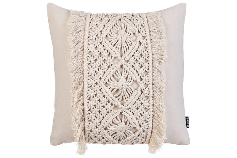 Prydnadskuddar Kalam set om 2 Beige - Beige - Textilier & mattor - Kuddar & plädar - Utomhuskudde