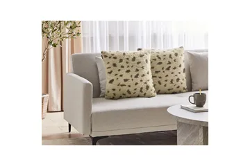 Prydnadskuddar Kasra set om 2 Beige - Beige - Textilier & mattor - Kuddar & plädar - Prydnadskuddar & kuddfodral