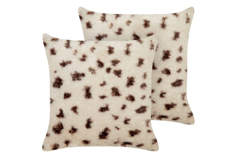 Prydnadskuddar Kasra set om 2 Ljusbeige - Ljusbeige - Textilier & mattor - Kuddar & plädar - Prydnadskuddar & kuddfodral