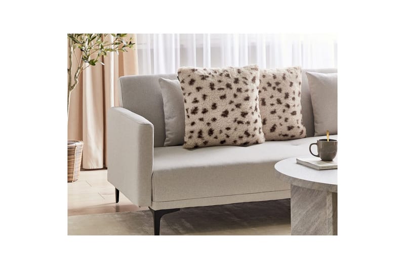 Prydnadskuddar Kasra set om 2 Ljusbeige - Ljusbeige - Textilier & mattor - Kuddar & plädar - Prydnadskuddar & kuddfodral