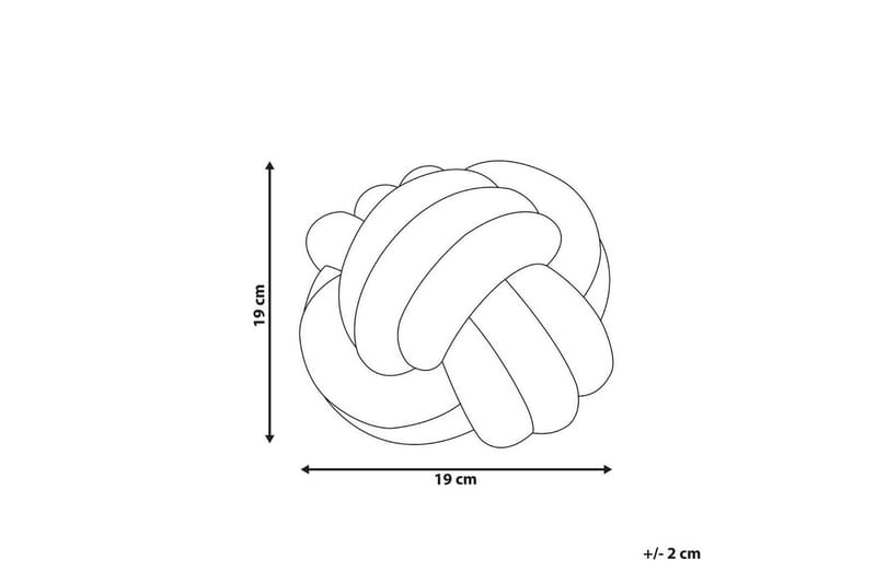 Prydnadskuddar Malni Grå, 19x19x19 cm - Grå, 19x19x19 cm - Utemöbler - Dynor - Övriga dynor