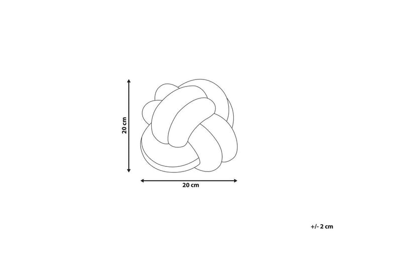 Prydnadskuddar Malni Grå, 20x20x20 cm - Grå, 20x20x20 cm - Textilier & mattor - Kuddar & plädar - Prydnadskuddar & kuddfodral