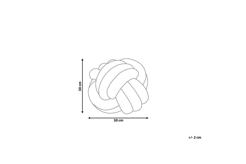 Prydnadskuddar Malni Svart, 30x30x30 cm - Svart, 30x30x30 cm - Utemöbler - Dynor - Övriga dynor