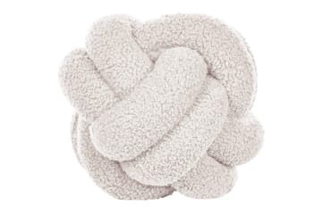 Prydnadskuddar Malni Vit, 19x19x19 cm
