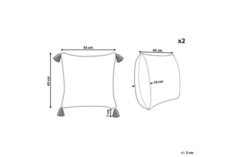 Prydnadskuddar Malus set om 2 - Textilier & mattor - Kuddar & plädar - Utomhuskudde
