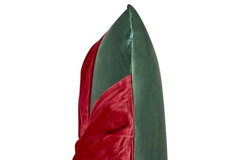 Prydnadskuddar Marshmallow set om 2 Grön/Röd - Grön/Röd - Textilier & mattor - Kuddar & plädar - Utomhuskudde