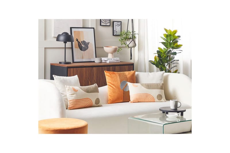 Prydnadskuddar Melampodium set om 2 - Textilier & mattor - Kuddar & plädar - Utomhuskudde