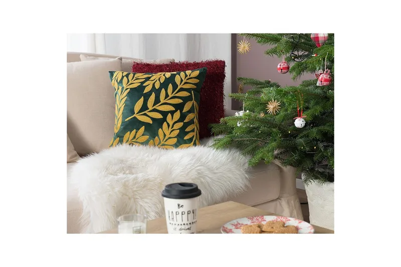 Prydnadskuddar Mistletoe set om 2 - Textilier & mattor - Kuddar & plädar - Prydnadskuddar & kuddfodral