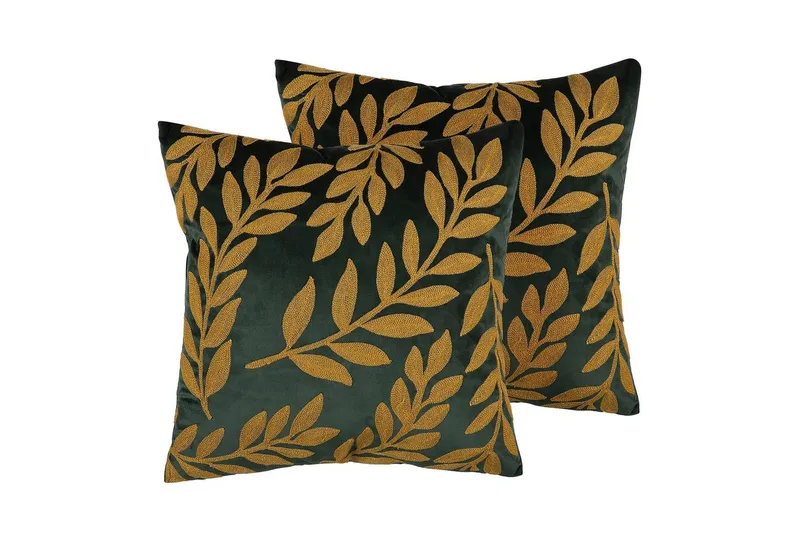 Prydnadskuddar Mistletoe set om 2