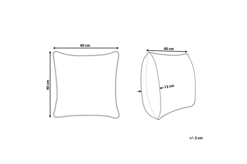 Prydnadskuddar Radzkot Gul/Vit/Svart - Gul/Vit/Svart - Textilier & mattor - Kuddar & plädar - Prydnadskuddar & kuddfodral