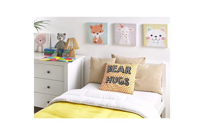 Prydnadskuddar Radzkot Orange/Vit/Svart - Orange/Vit/Svart - Textilier & mattor - Kuddar & plädar - Prydnadskuddar & kuddfodral