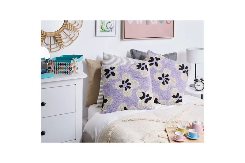 Prydnadskuddar Soapwort set om 2 - Textilier & mattor - Kuddar & plädar - Utomhuskudde