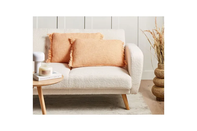 Prydnadskuddar Tansy set om 2 Orange - Orange - Textilier & mattor - Kuddar & plädar - Utomhuskudde