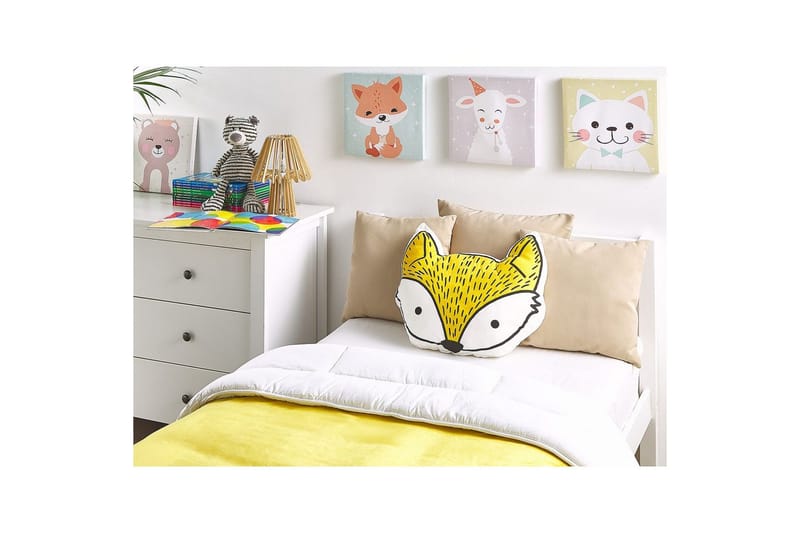 Prydnadskuddar Vadodara set om 2 Gul/Vit/Svart - Gul/Vit/Svart - Barn & bebis - Barntextilier - Barnsängkläder - Barnkudde