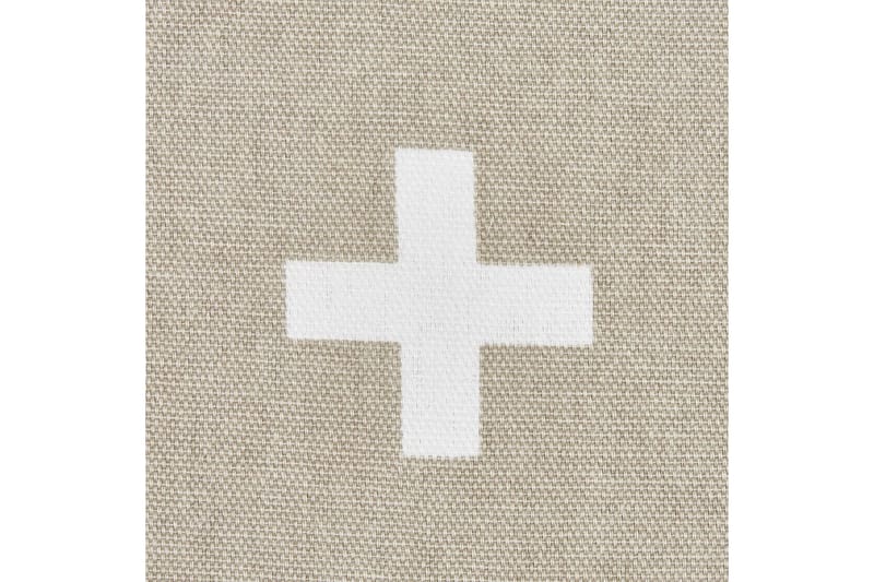 Prydnadskuddar Velleia set om 2 Beige/vit - Beige/vit - Textilier & mattor - Kuddar & plädar - Prydnadskuddar & kuddfodral