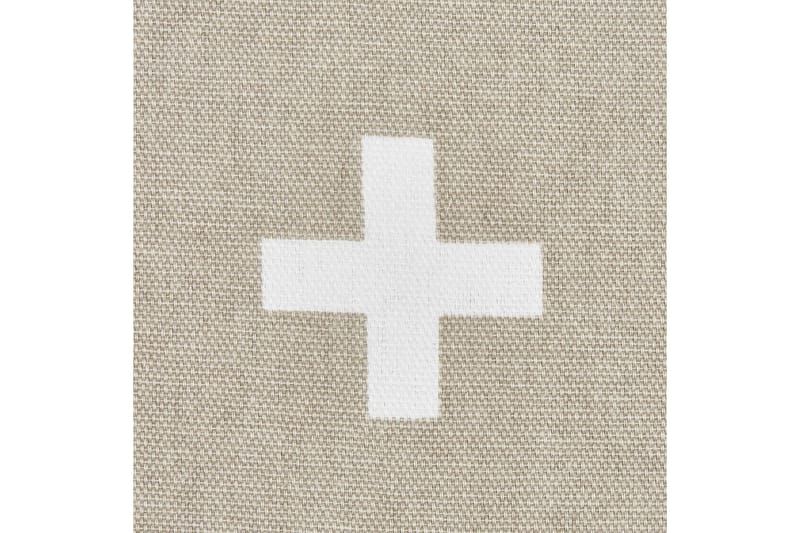 Prydnadskuddar Velleia set om 2 Beige/vit - Beige/vit - Utemöbler - Dynor - Övriga dynor