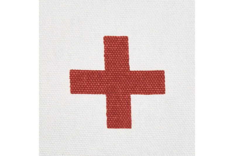 Prydnadskuddar Velleia set om 2 Vit/Röd - Vit/Röd - Textilier & mattor - Kuddar & plädar - Prydnadskuddar & kuddfodral