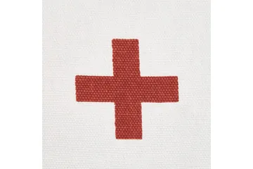 Prydnadskuddar Velleia set om 2 Vit/Röd - Vit/Röd - Textilier & mattor - Kuddar & plädar - Prydnadskuddar & kuddfodral