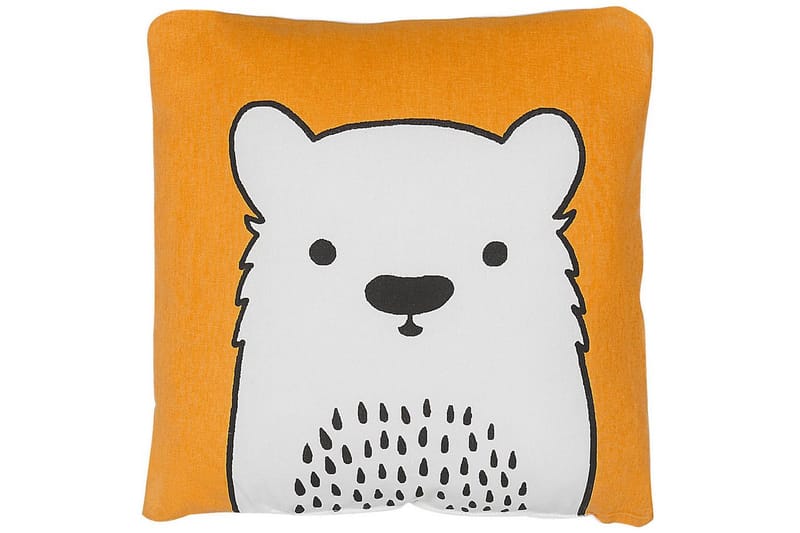 Prydnadskuddar Waranasi set om 2 Orange/Vit/Svart - Orange/Vit/Svart - Barn & bebis - Barntextilier - Barnsängkläder - Barnkudde