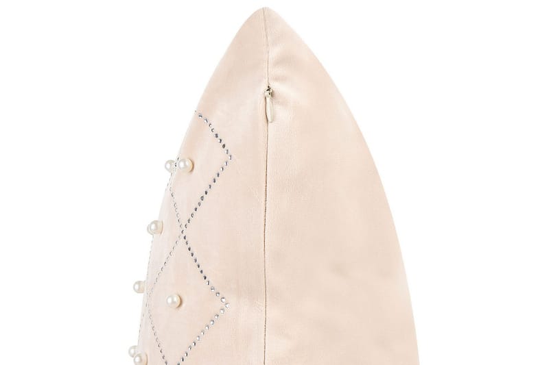 Prydnadskuddar Yarrow set om 2 Beige/Silver - Beige/Silver - Utemöbler - Dynor - Övriga dynor