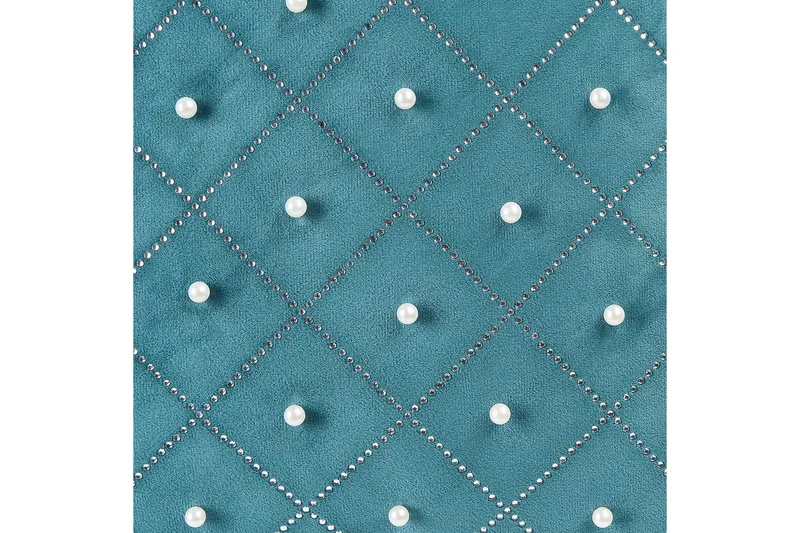 Prydnadskuddar Yarrow set om 2 Blå/Silver - Blå/Silver - Textilier & mattor - Kuddar & plädar - Utomhuskudde