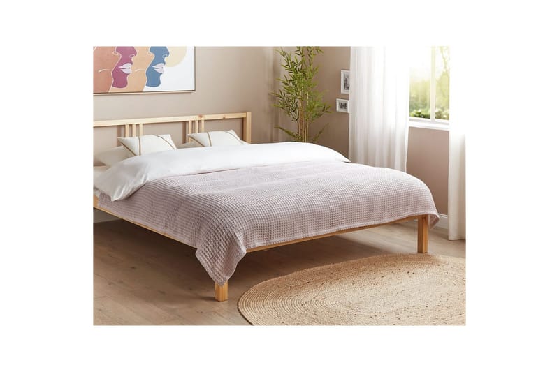 Sängöverkast Chagyl Rosa, 150x200 cm - Rosa, 150x200 cm - Textilier & mattor - Sängkläder - Överkast - Överkast dubbelsäng